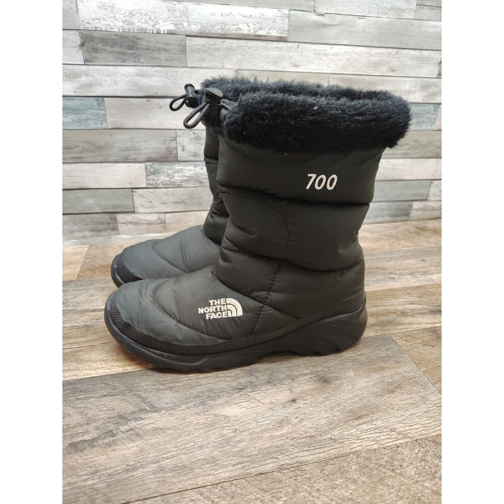 The North Face W Size 9 Nuptse Puffer Boots Women Black Quilted 700 Goose Down